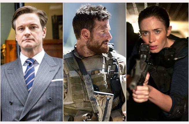 I migliori film del 2015, da American Sniper a Non essere cattivo Colin Firth, Bradley Cooper ed Emily Blunt