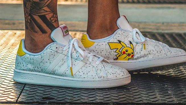 Pikachu e Squirtle protagonisti delle nuove scarpe Adidas in lavorazione Le scarpe Adidas in produzione dedicate a Pikachu