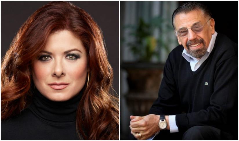 Debra Messing contro Alfonso Arau per bodyshaming Un collage tra Debra Messing e Alfonso Arau