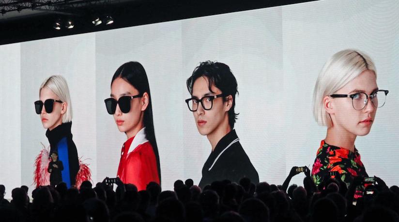 Huawei presenta nuovi accessori a Parigi: occhiali smart e cuffie Bluetooth Foto scattata durante l'evento Huawei di Parigi