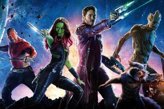 Nel calendario 2020 di Disney manca all'appello un film Marvel I Guardiani della Galassia in azione in poster promozionale del film