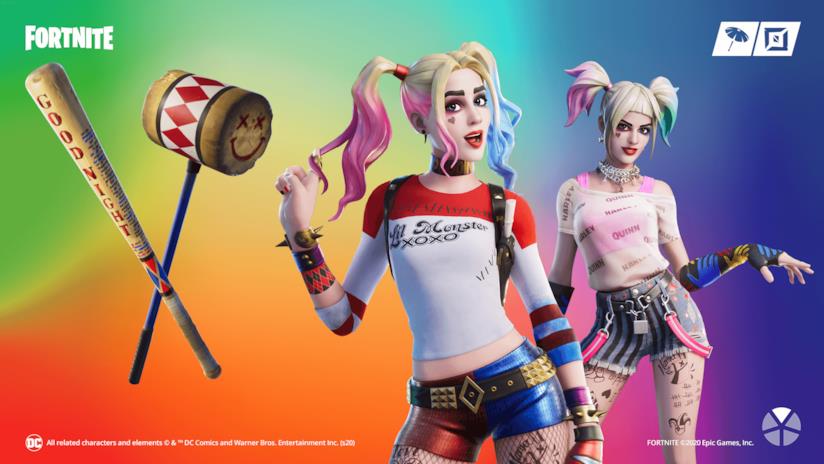 Fortnite X Harley Quinn: il costume dell'iconico personaggio DC arriva nello store del Battle Royale I costumi di Harley Quinn disponibili nel negozio in-game di Fortnite