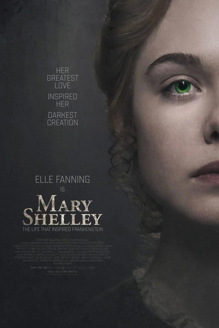Elle Fanning è Mary Shelley nell'omonimo film di Haifaa Al-Mansour Poster ufficiale di Mary Shelley