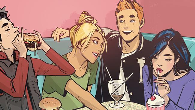 Archie Vol. 1: la recensione del rilancio dello storico fumetto Il quartetto protagonista di Archie disegnato da Fiona Staples