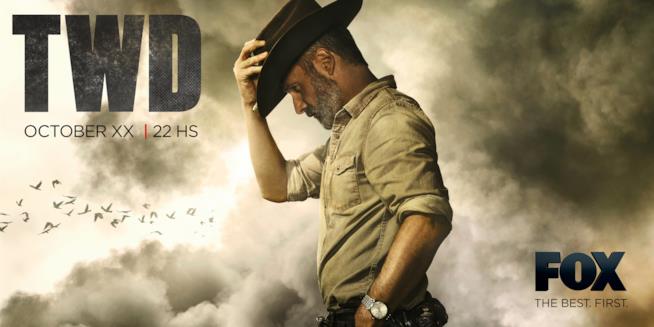 The Walking Dead: il poster per l'addio di Rick The Walking Dead: Rick nel poster d'addio dell'episodio 5