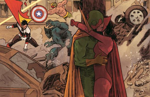 Visione e Scarlet Witch Visione e Scarlet Witch in La Visione – Visioni del futuro