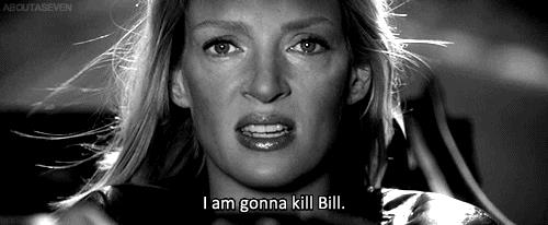 Uma Thurman Uma Thurman sull'auto di Kill Bill 2