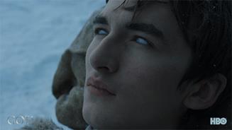 Bran Stark è il Corvo a Tre Occhi ormai Bran Stark usa il suo potere in GoT - GIF