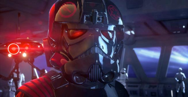 Qualche dettaglio aggiuntivo sullo Squadrone Inferno di Star Wars Battlefront 2 iden Versio indossa il suo elmetto da battaglia in Star Wars Battlefront 2