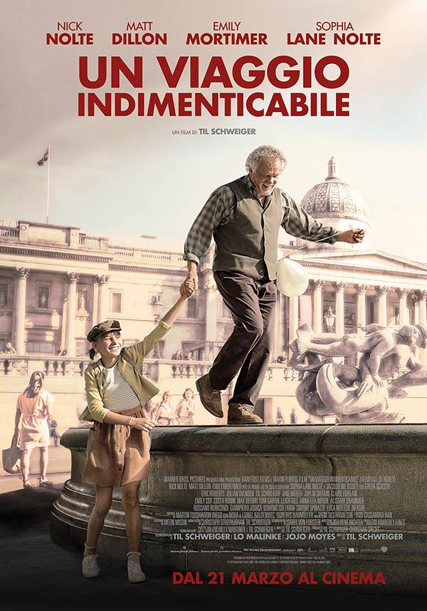 Il poster ufficiale del film Un viaggio indimenticabile con Nick Nolte e Matt Dillon La locandina del film Un viaggio indimenticabile
