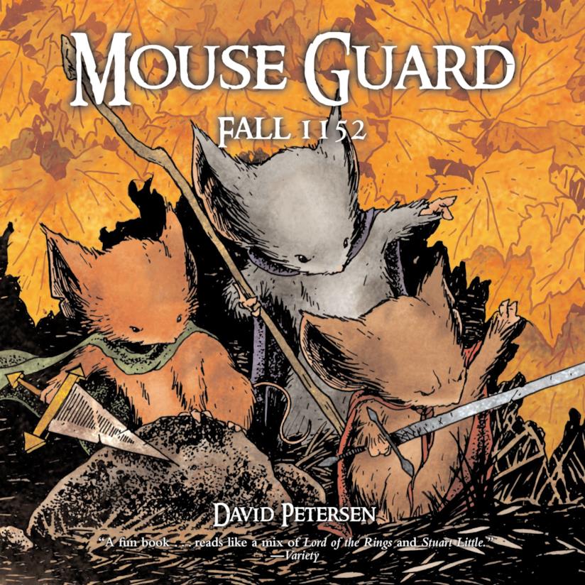 Il lungometraggio in motion capture Mouse Guard è definitivamente morto Copertina di Mouse Guard di David Petersen