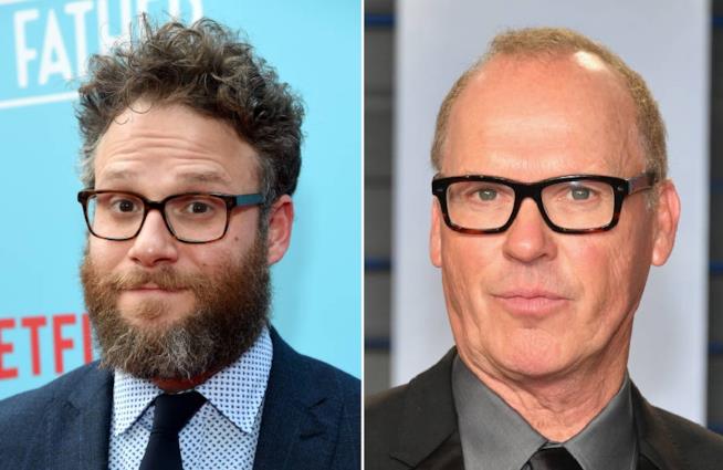 Seth Rogen e Michael Keaton saranno protagonisti della commedia King of the Jungle Collage di Seth Rogen e Michael Keaton