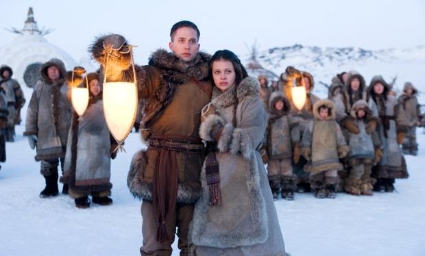 Sokka e Katara nel film L'Ultimo Dominatore dell'Aria Jackson Rathbone e Nicola Peltz in L'Ultimo Dominatore dell'Aria