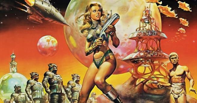 Barbarella tornerà il prossimo anno con una nuova serie a fumetti, che segna il rilancio multimediale del personaggio. Locandina dell'indimenticato film di Barbarella con Jane Fonda