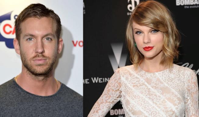Taylor Swift e Calvin Harris si fanno guerra sui social Primo piano di Taylor Swift e Calvin Harris