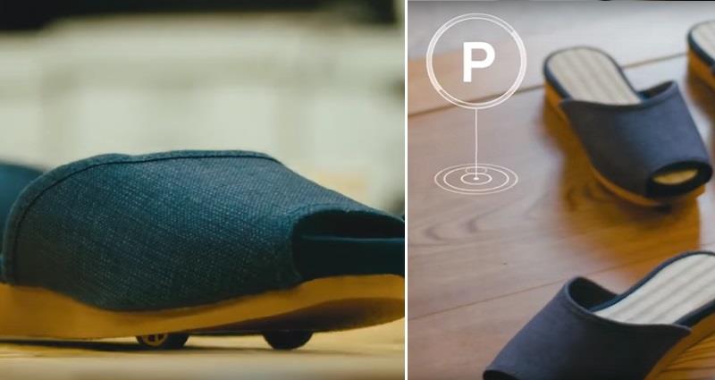 Pantofole dotate di ProPILOT Park Primo piano delle panfotole per ospiti dell'albergo di Hakane dovate di ProPILOT Park