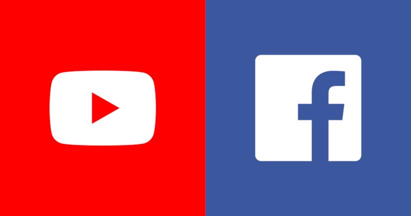 YouTube ha registrato 35 milioni di accessi in Italia a dicembre 2018: Facebook ufficialmente superato! I loghi di YouTube e Facebook