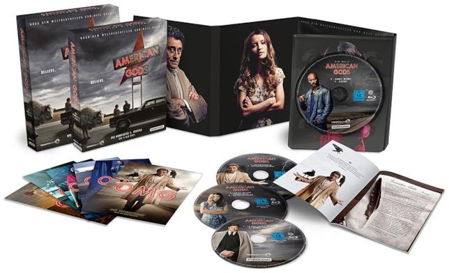 American Gods Blu-Ray Copertina del Blu-ray american gods
