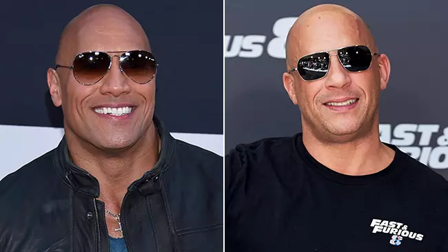 Fast & Furious 9: The Rock e Vin Diesel saranno entrambi della partita The Rock e Vin Diesel durante il lancio di Fast 8