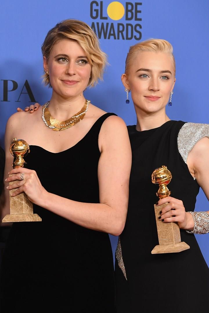 Greta Gerwig e Saoirse Ronan Le vincitrici Greta Gerwig e Saoirse Ronan