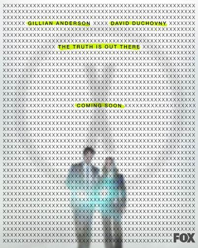 Un'immagine promozionale della stagione 11 Un'immagine promozionale con Mulder e Scully