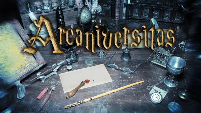 Arcaniversitas, la scuola di magia a tema Harry Potter arriva in Italia Logo di Arcaniversitas