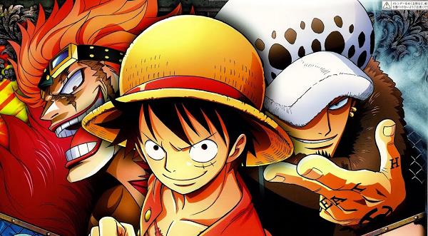 One Piece Supernova One Piece Rufy Law e Kid