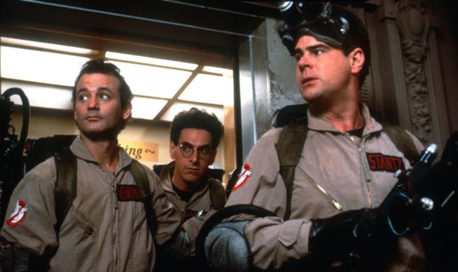 Dan Aykroyd, svelato il cameo nel reboot di Ghostbusters Dan Aykroyd, Bill Murray e Harold Ramis in Ghostbusters di Ivan Reitman
