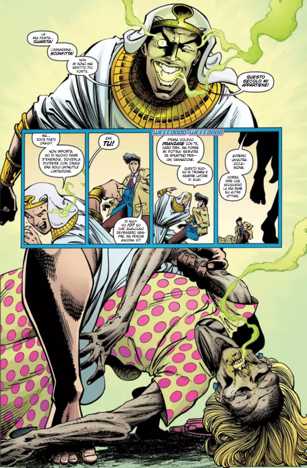 Dirk Gently e la maledizione egizia Tavola del fumetto Dirk Gently