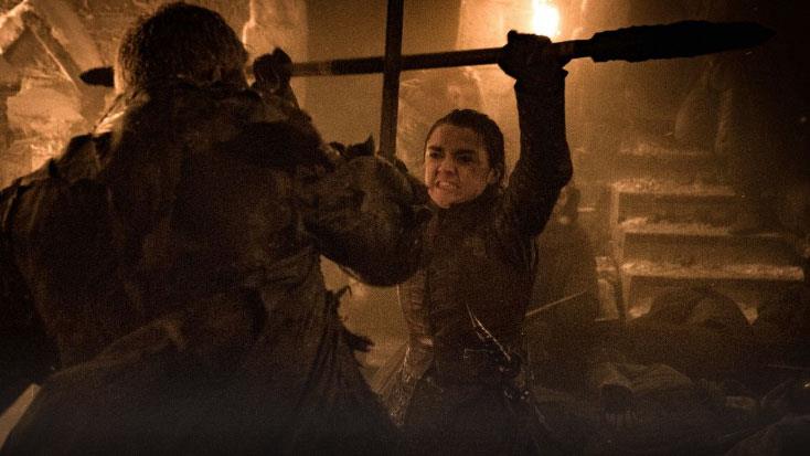 GoT 8x03: Arya GoT 8x03: Arya combatte e Grande Inverno