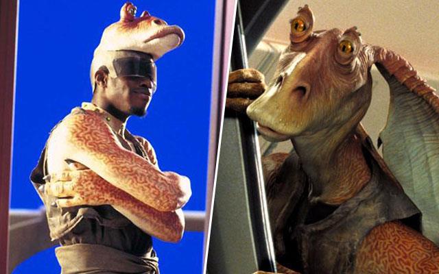 Ahmed Best era Jar Jar in Star Wars Ahmed Best e il suo personaggio Jar Jar