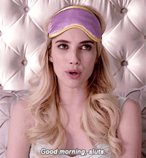 Scream Queens: la mascherina di Chanel Oberlin La maschera da notte di Chanel Oberlin