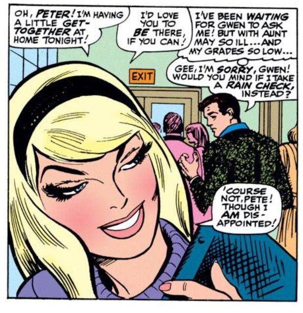 Fumetti Marvel - Gwen Stacy Gwen Stacy in un passo del fumetto