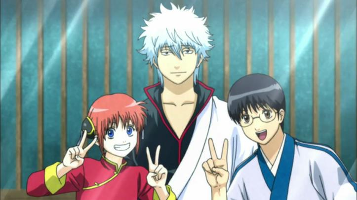 Gintama Yorozuya Gintoki Shinpachi e Kagura