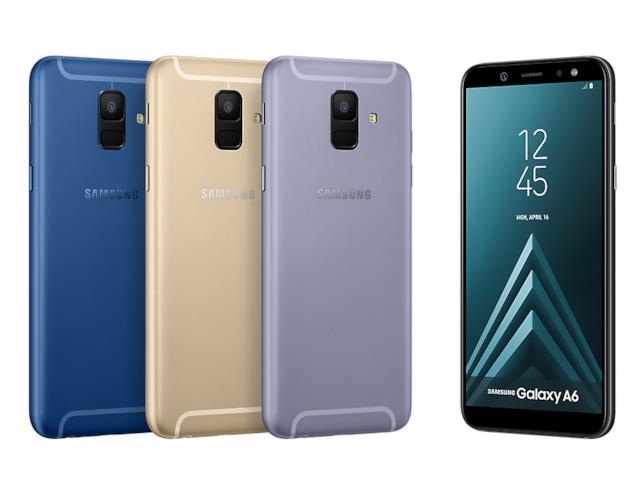 Samsung Galaxy A6 Immagine stampa di Samsung Galaxy A6