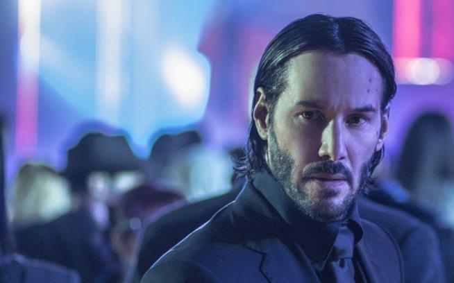 Keanu Reeves doppierà un giocattolo in Toy Story 4 Keanu Reeves in una scena di John Wick - Capitolo 2
