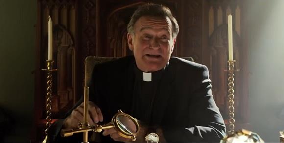Robin Williams in Big Wedding Robin Williams in una scena di Big Wedding