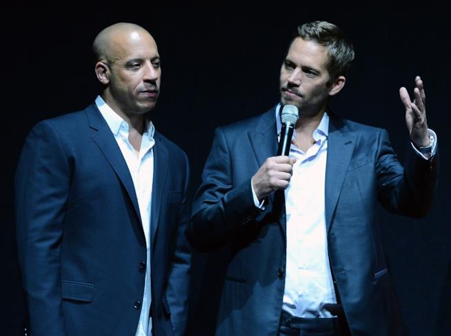 Vin Diesel è ancora molto legato a Paul Walker Vin Diesel e Paul Walker durante una conferenza stampa nel 2013