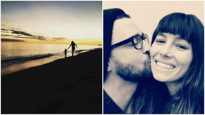 Justin Timberlake rivolge un pensiero romantico alla moglie Jessica Biel su Instagram Justin Timberlake con Jessica Biel
