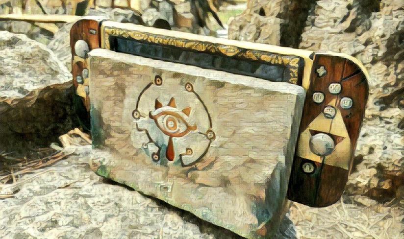 Questo Switch a tema Zelda Breath of the Wild è davvero bellissimo Lo Switch a tema Zelda di MakoMod