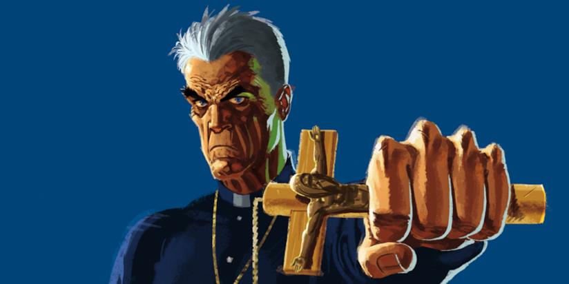 Don Zauker l'esorcista satirico esordisce su Feltrinelli Comics Don Zauker Cover Feltrinelli