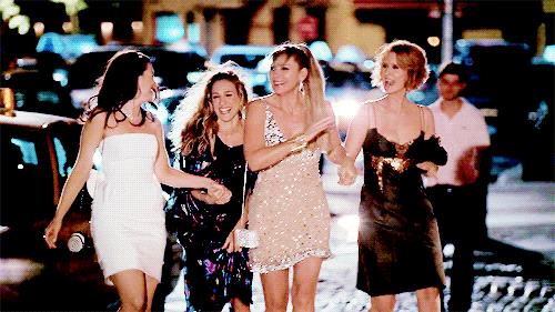 Le protagoniste di Sex and The City Carrie, Charlotte, Samantha, Miranda (Sex and The City)
