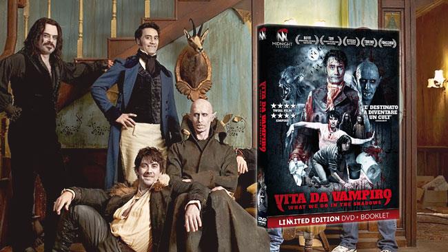 What we do in the Shadows, la recensione del DVD italiano Il cast di Vita da Vampiro e la cover italiana del DVD del film