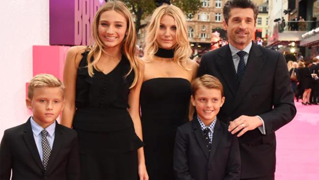 Patrick Dempsey e la famiglia alla prima di Bridget Jones Patrick Dempsey e la famiglia alla prima di Bridget Jones's Baby