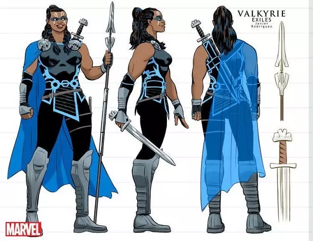 Il look della Valchiria di Thor: Ragnarok nei comics Il look della Valchiria di Thor: Ragnarok nella nuova run degli Exiles