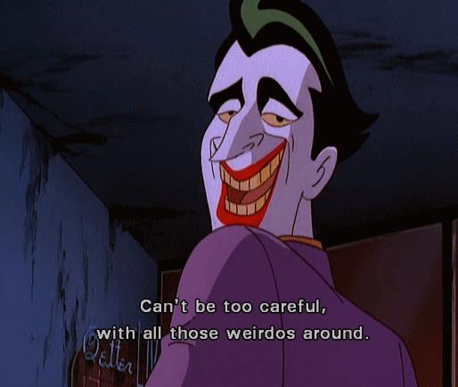 Joker Joker durante una sua battuta