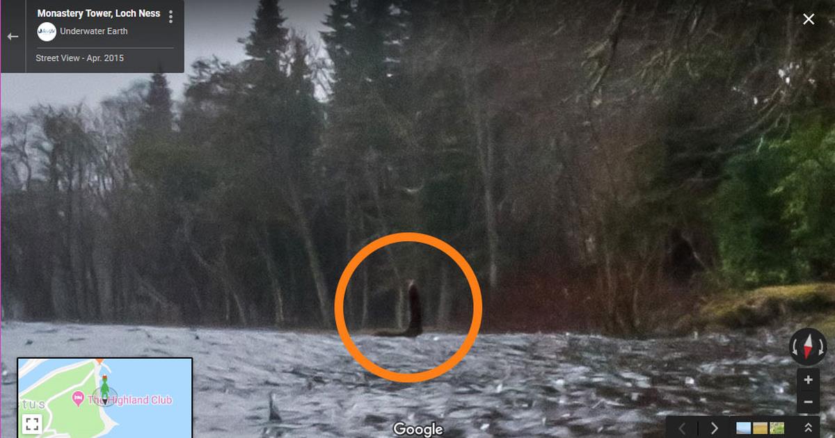 Il mostro di Loch Ness stato avvistato su Google Maps 