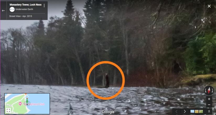 Il mostro di Loch Ness è su Google Maps? Le coordinate Il mostro di Loch Ness su Google Maps