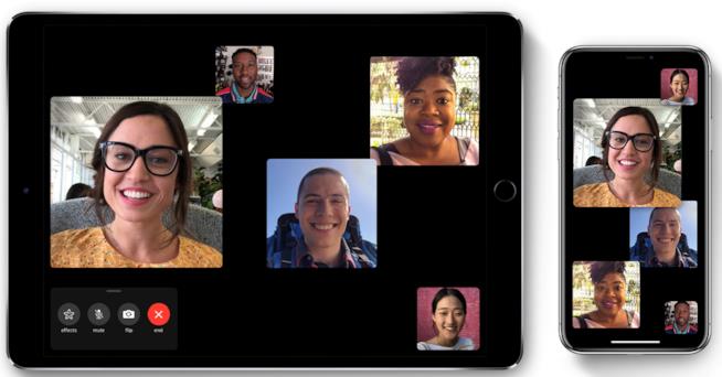 Un grave bug di FaceTime mette a rischio la privacy degli utenti Immagine stampa per le chiamate di gruppo FaceTime