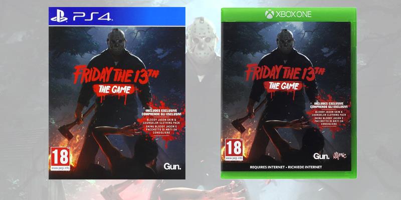 Niente future novità per il gioco di Venerdì 13 Le boxart di Venerdì 13 su PS4 e Xbox One